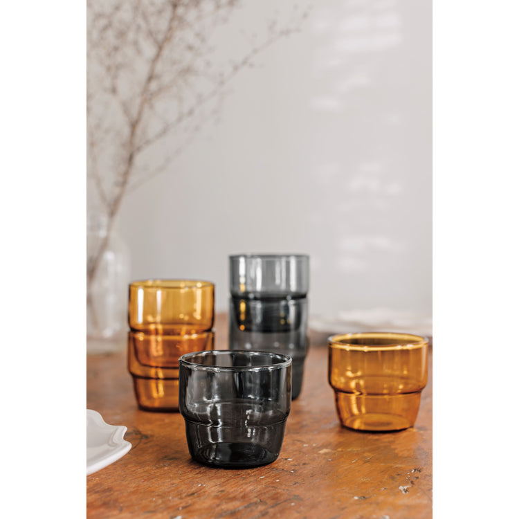Stackable Juice Glass 9 oz - Amber