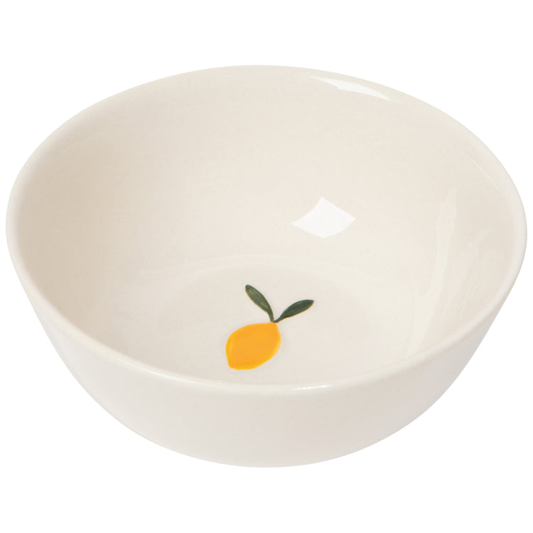 Lemon Embossed Bowl