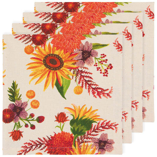 Sunflower Splendor Napkins Set of 4