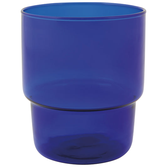 Stackable Drinking Glass 13 oz - Cobalt