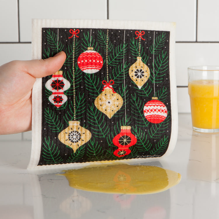 Festive Swedish Dishcloth