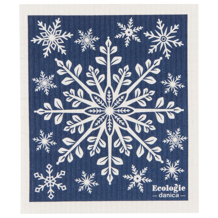 Snowflake Ornament Swedish Dishcloth