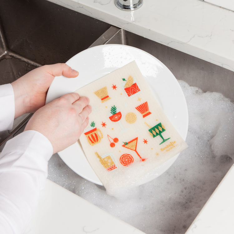 Spirits Bright Swedish Dishcloth