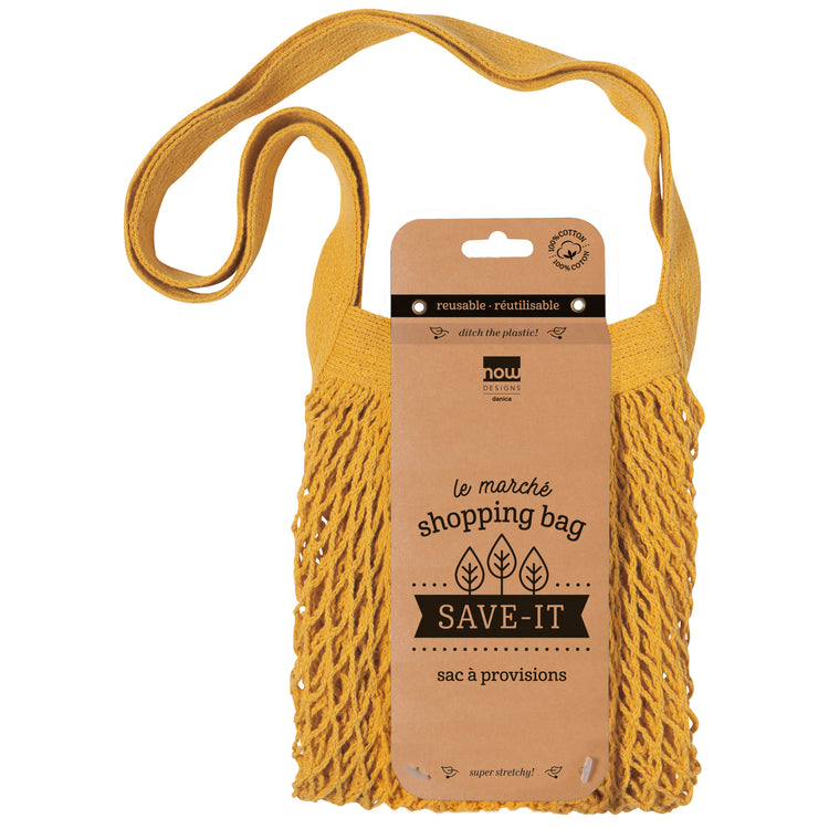 Le Marche Gold Net Shopping Bag