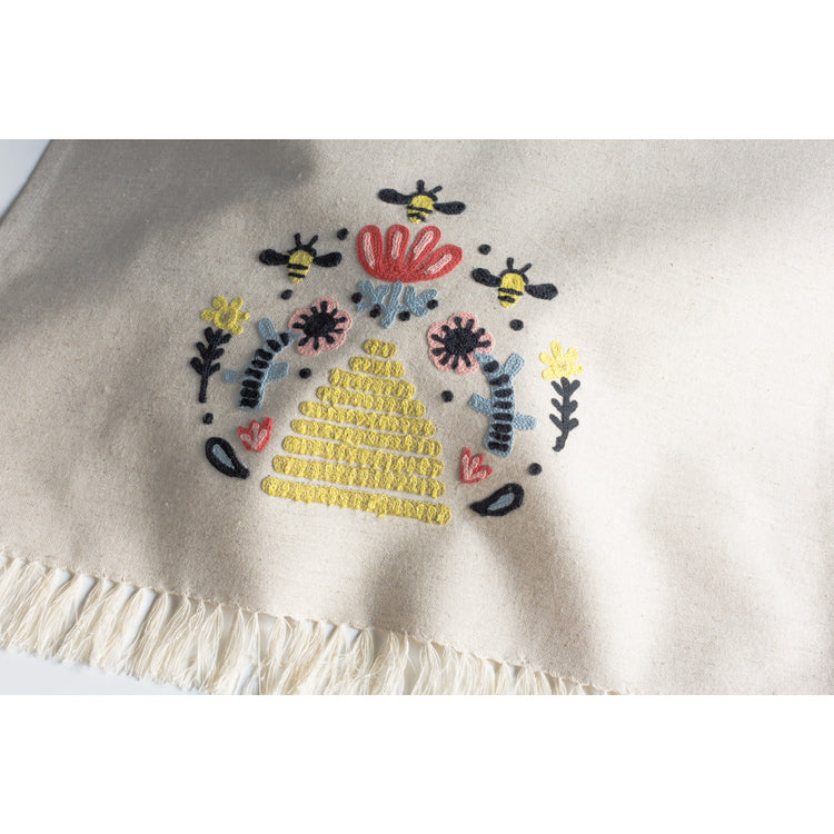 Frida Embroidered Dishtowel