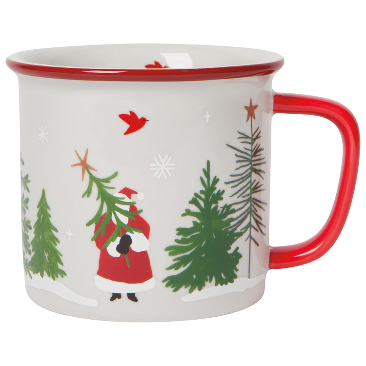 Santa's Reindeer Christmas Heritage Mug