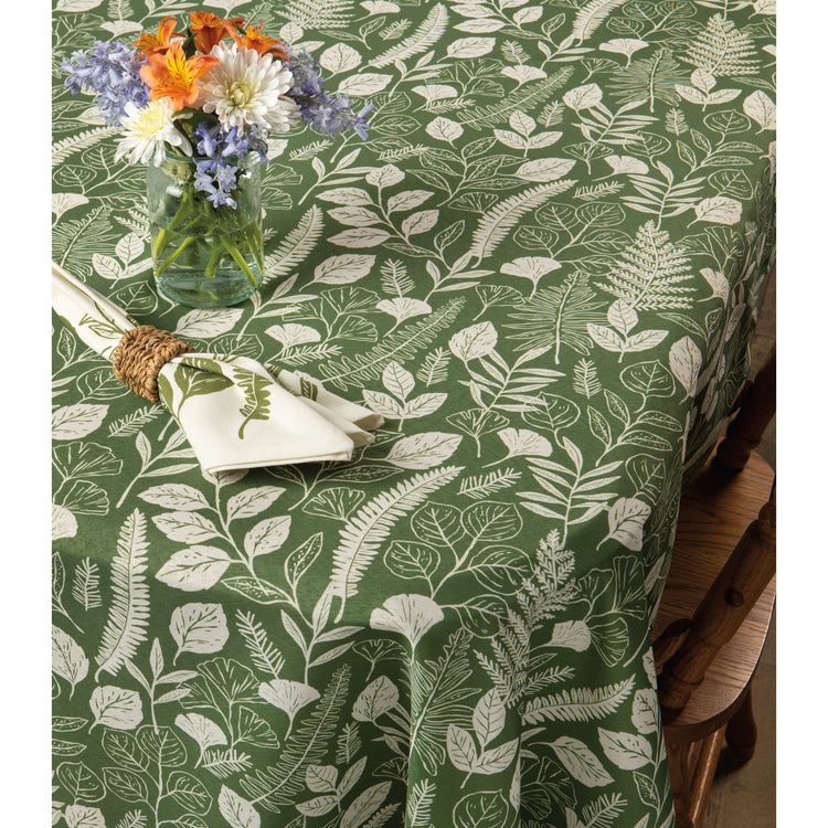 Fern & Frond Tablecloth 90 x 60 inch