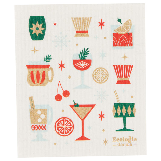 Spirits Bright Swedish Dishcloth