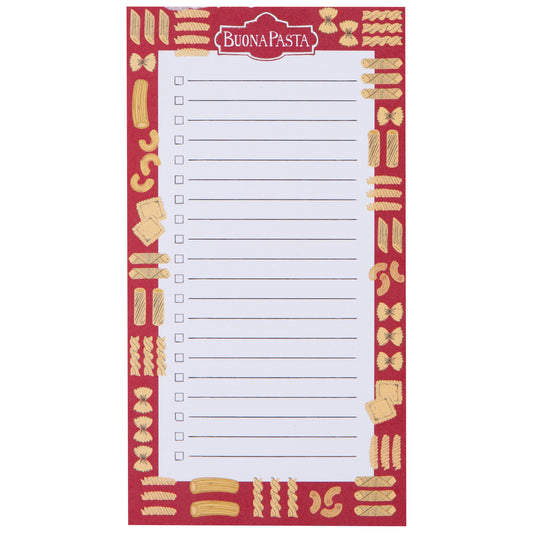 Buona Pasta List It Notepad