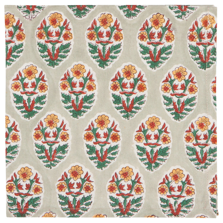 Field Block Print Napkins Set of 4