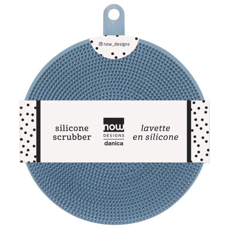 Scrub Bub Marine Blue Silicone Scrubber