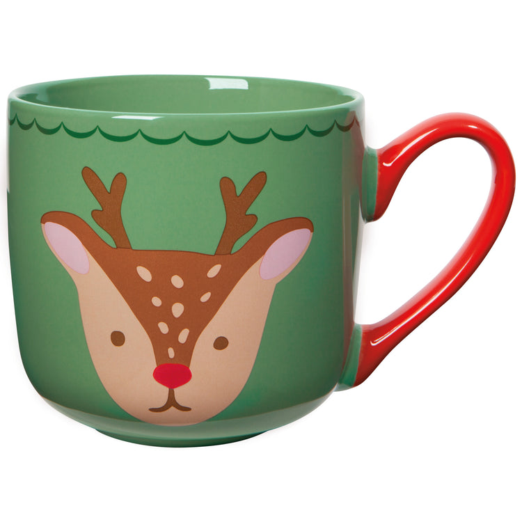 Cozy Cups Christmas Mug and Dishtowel Set
