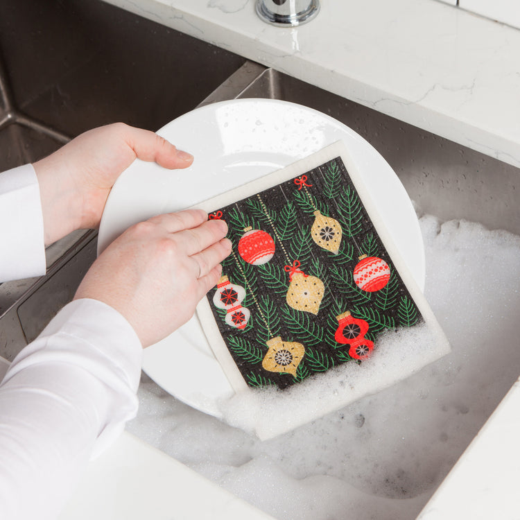 Festive Swedish Dishcloth