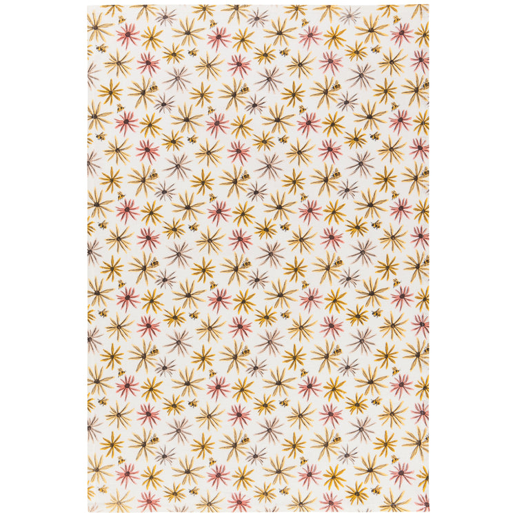 Bees & Blooms Baker's Floursack Dishtowels Set of 3