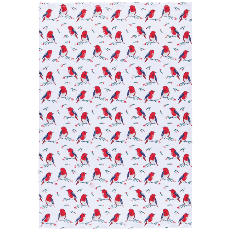 Merry & Bright Christmas Dishtowel Counter Display - 20 Assorted