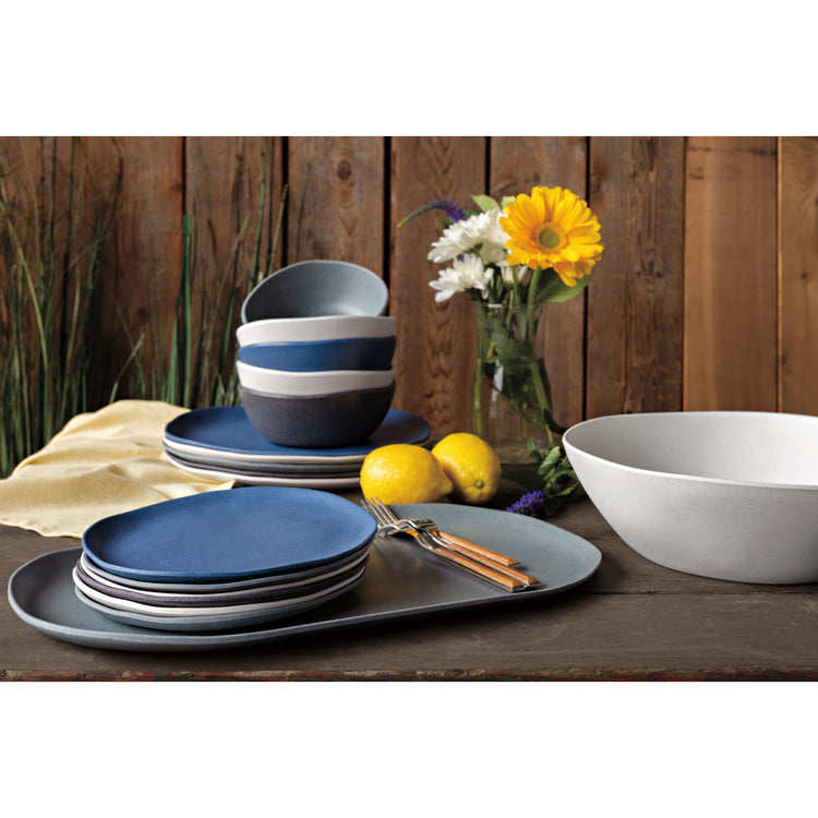 Fresco Melamine Side Plate - Graphite