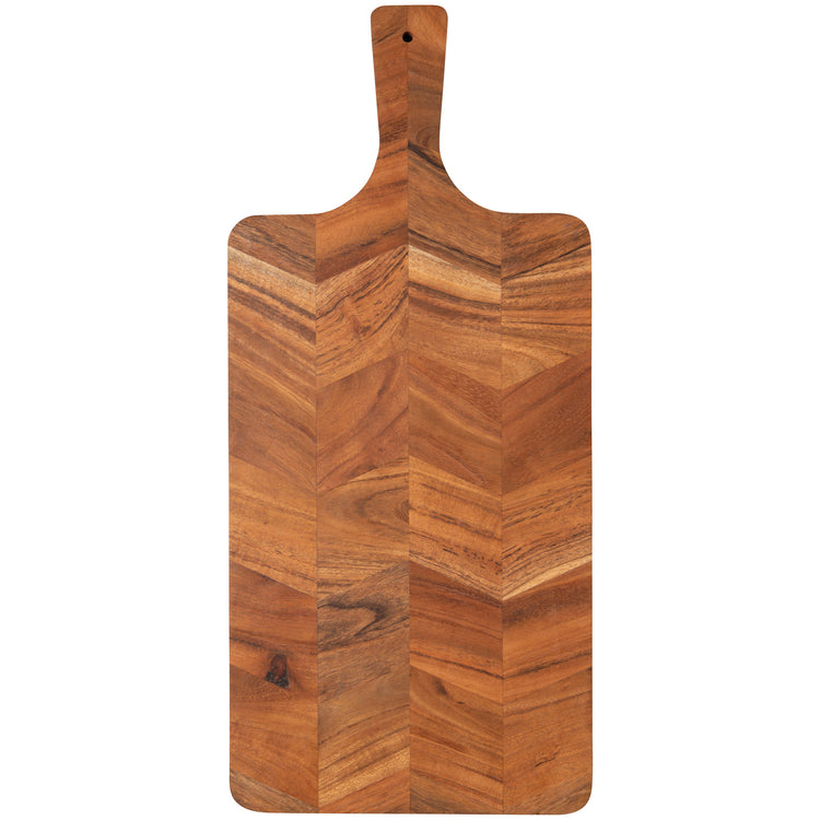 Acacia Chevron Serving Paddle 20 inch