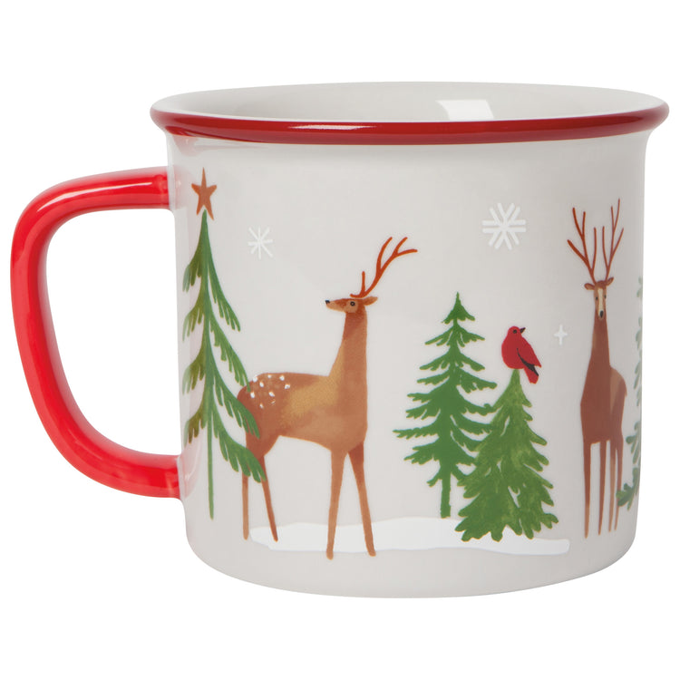 Santa's Reindeer Christmas Heritage Mug