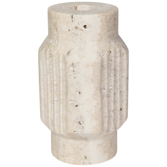 Altis Travertine Candle Holder Tall