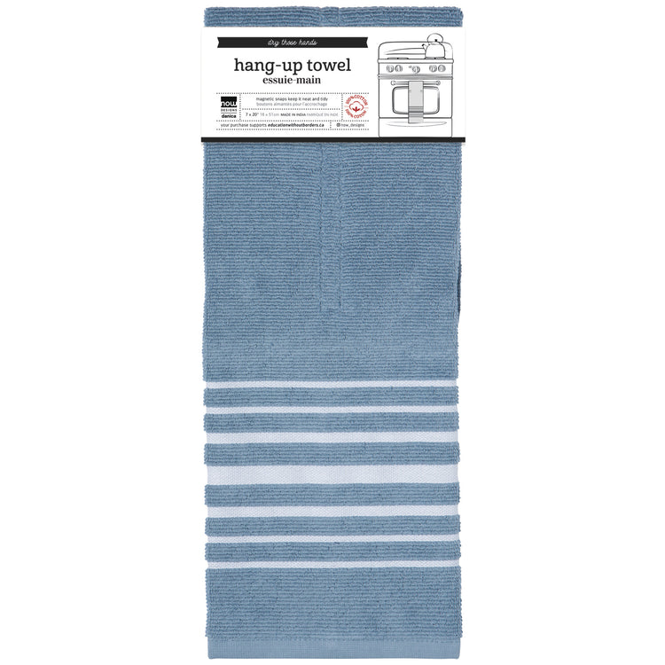 Slate Blue Hang-Up Dishtowel