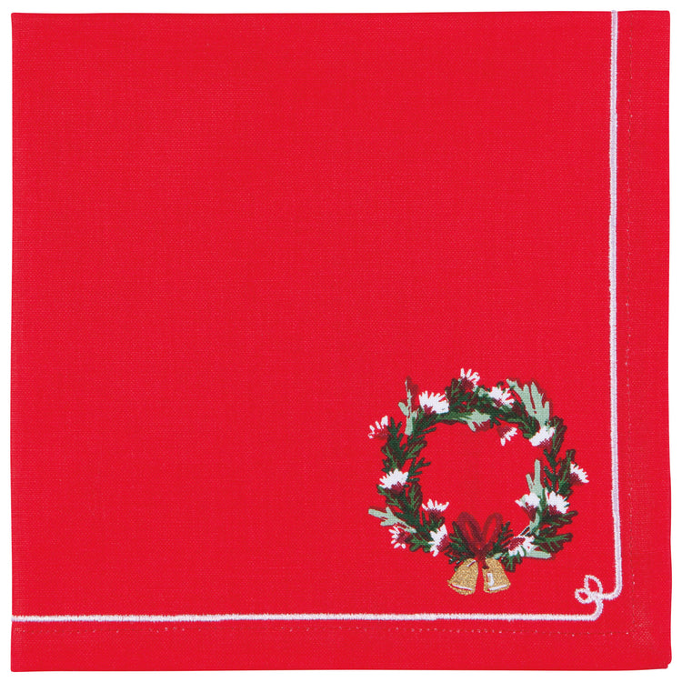Wreaths Christmas Napkins Set of 4