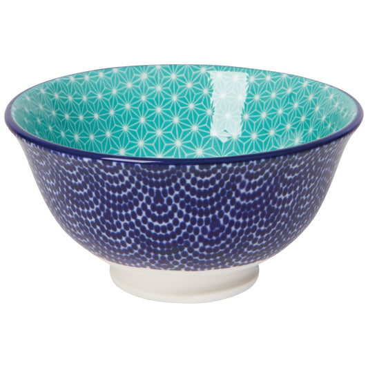 Blue Waves Stamped Bowl 3.5 inch