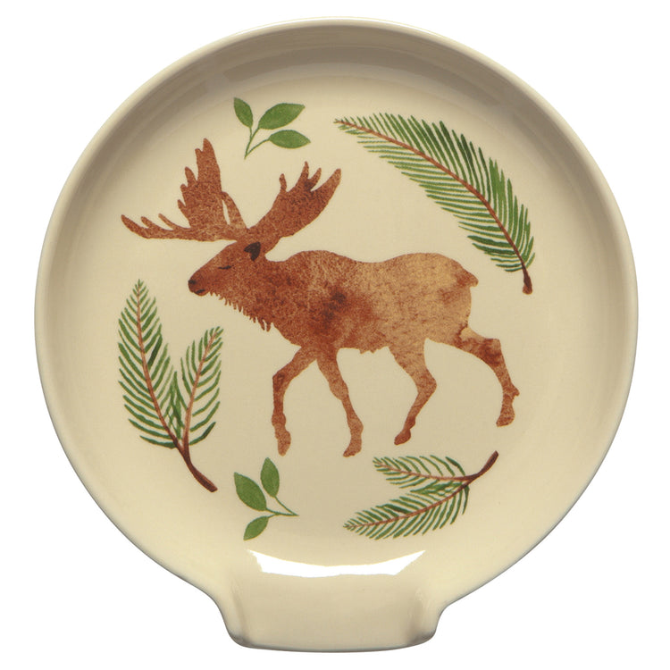 Winter Moose Spoon Rest
