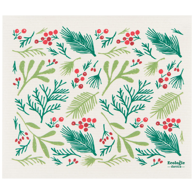 Bough and Berry XL Swedish Sponge Cloth