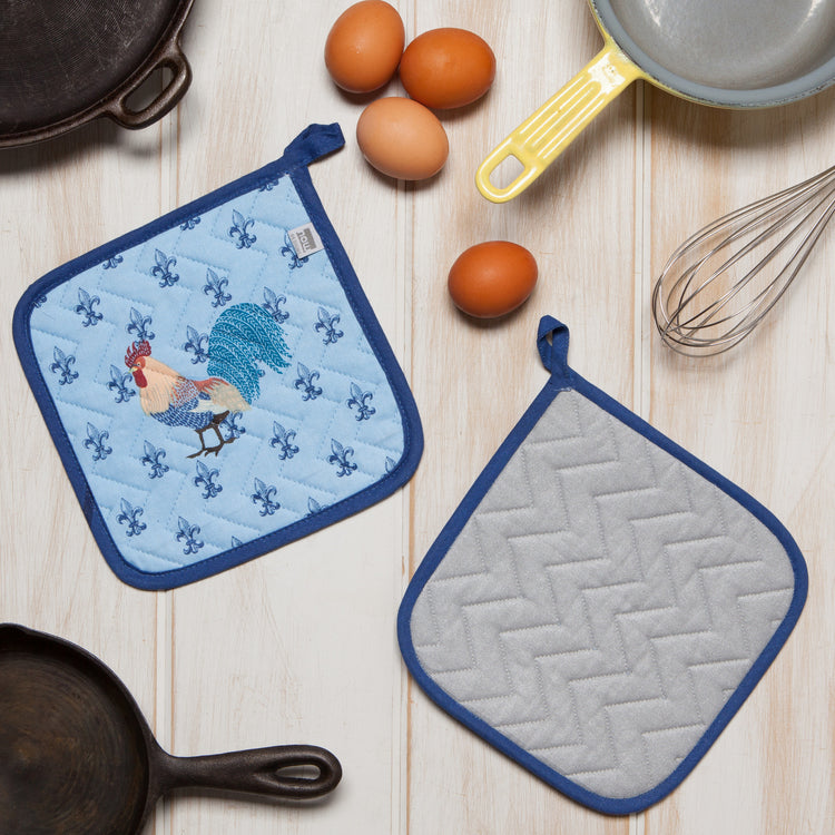 Rooster Francais Potholder
