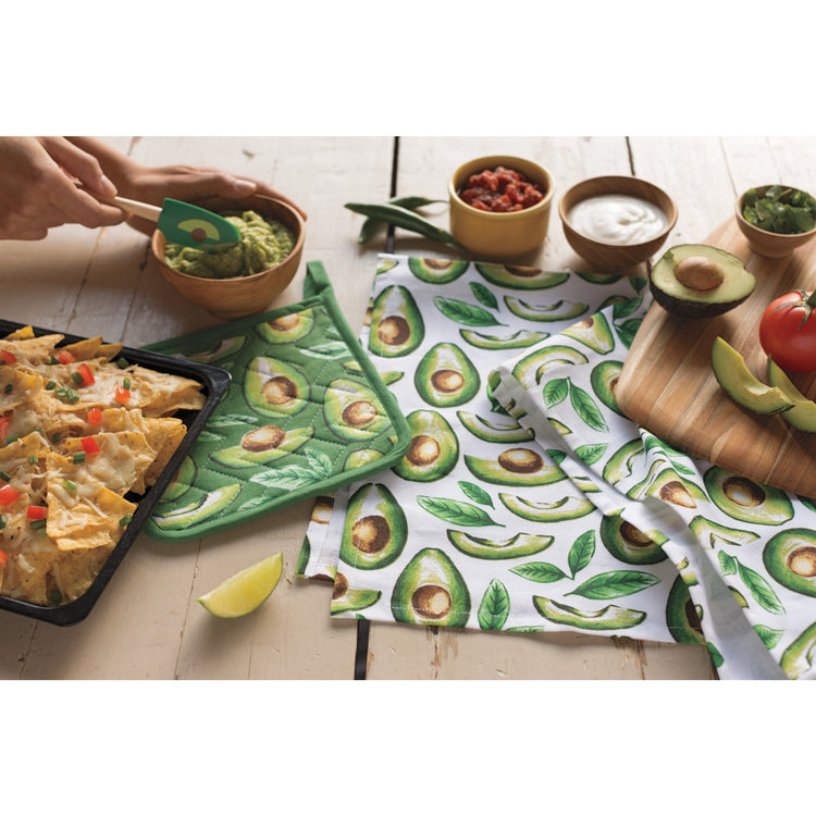 Avocados Cotton Dishtowel