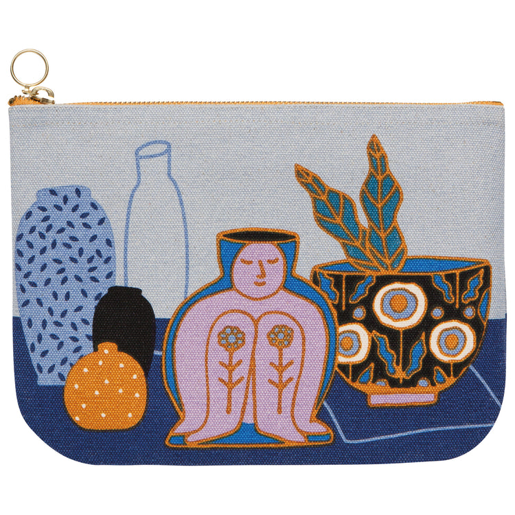 Still Life Large Zipper Pouch