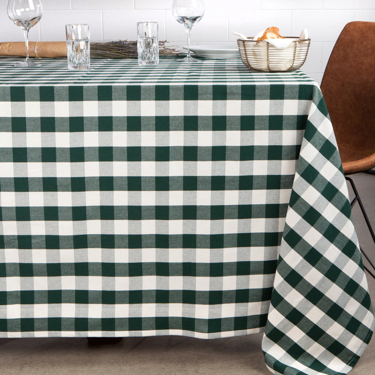 Spruce Buffalo Check Second Spin Tablecloth 60 X 90 Inches