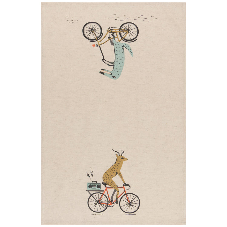 Wild Riders Printed Dishtowel Set of 2