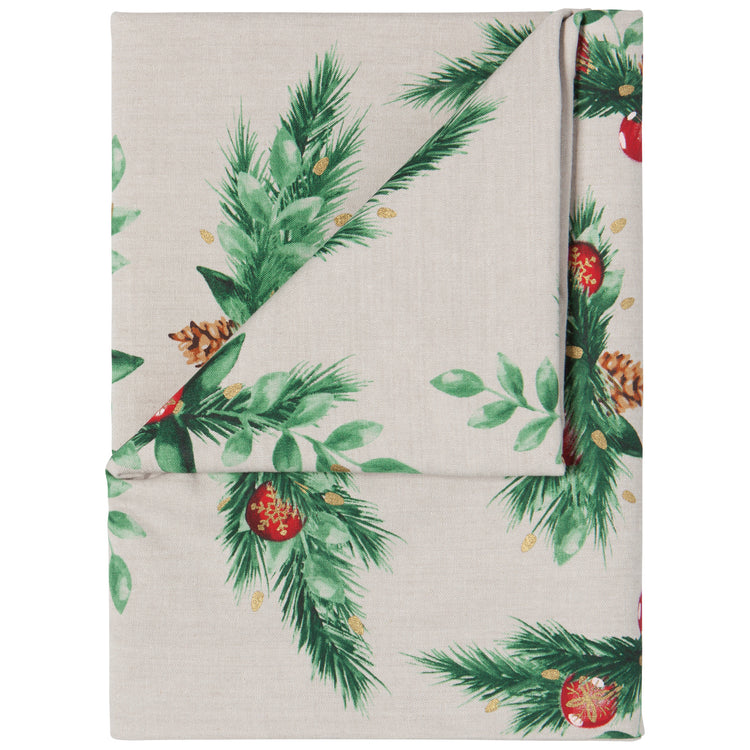Deck The Halls Table Cloth 90 X 60 Inches
