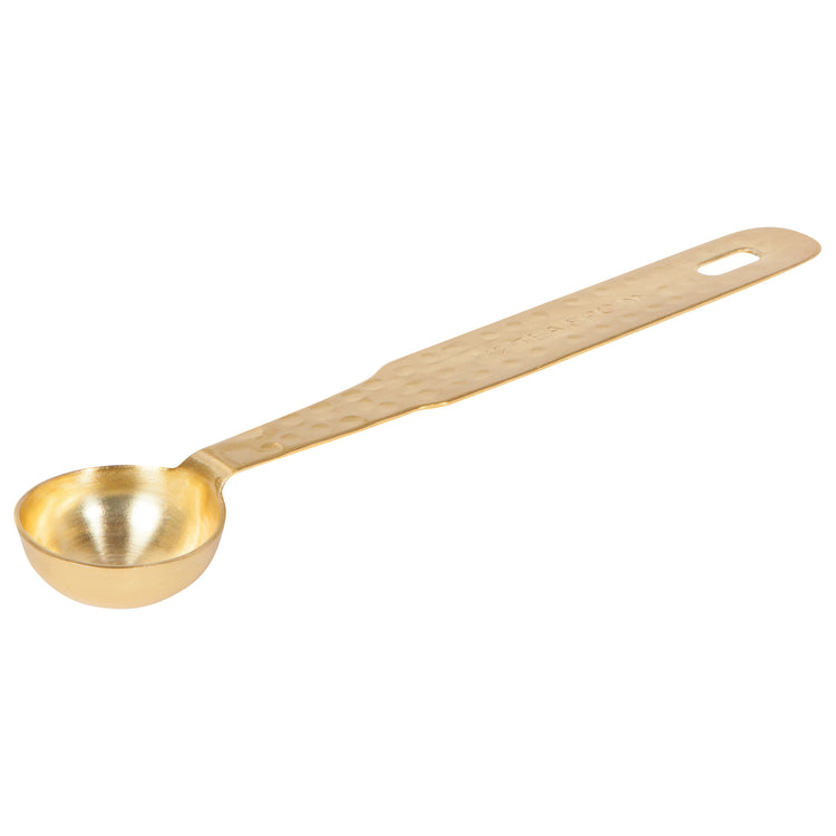 Gold Hammered Measuring Spoons Set of 4