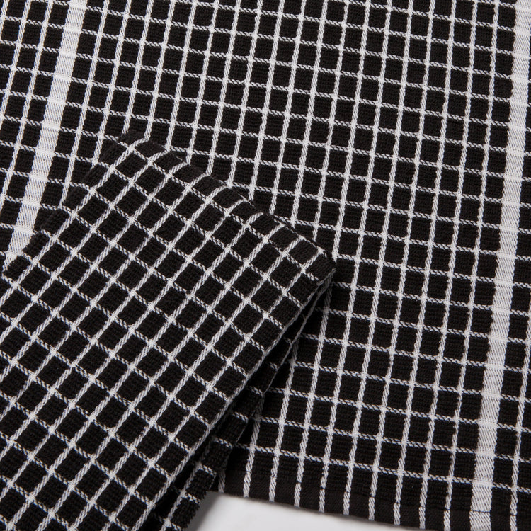 Terry Dishtowels Black Set of 2