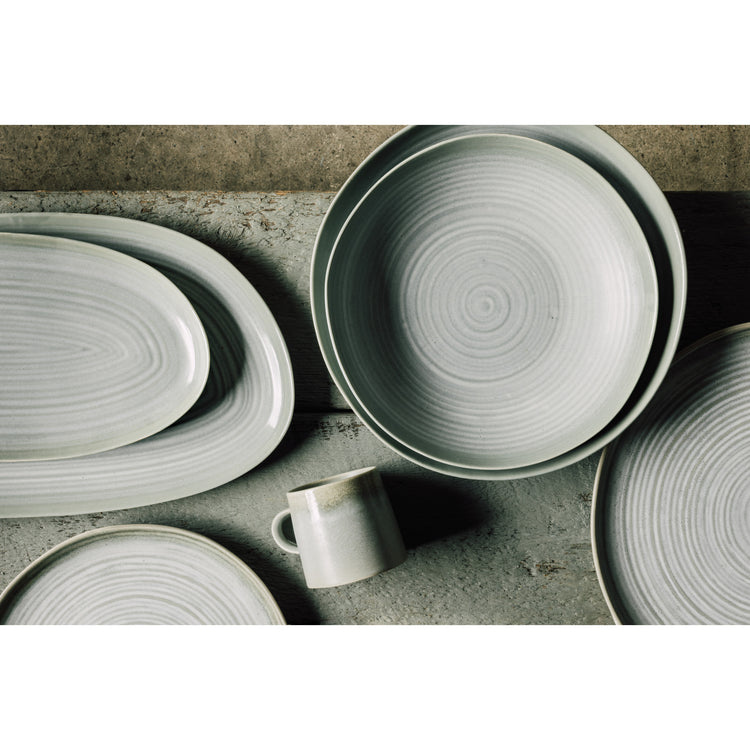 Aquarius Sage Oval Platter 10.5 Inch