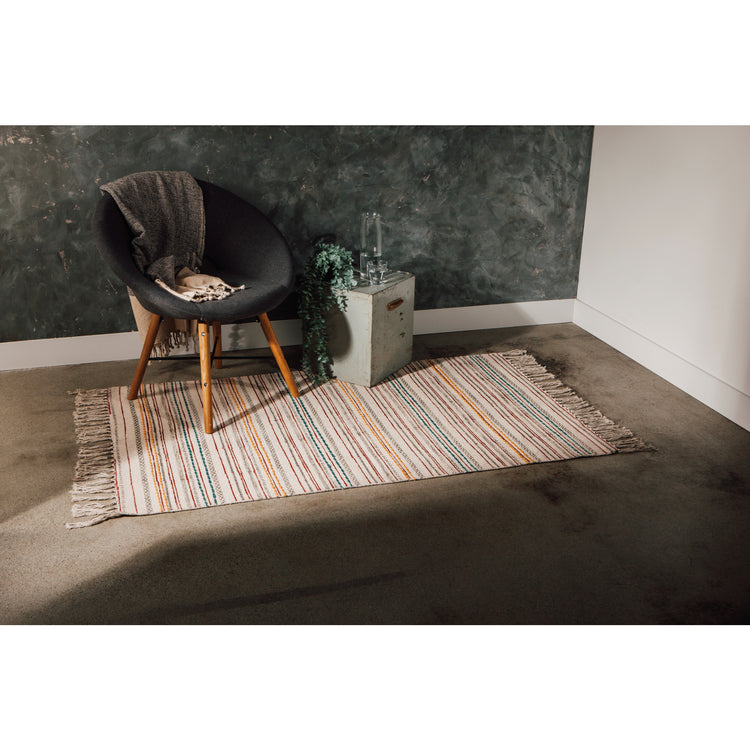 Promenade Block Print Rug 3 x 5 Ft
