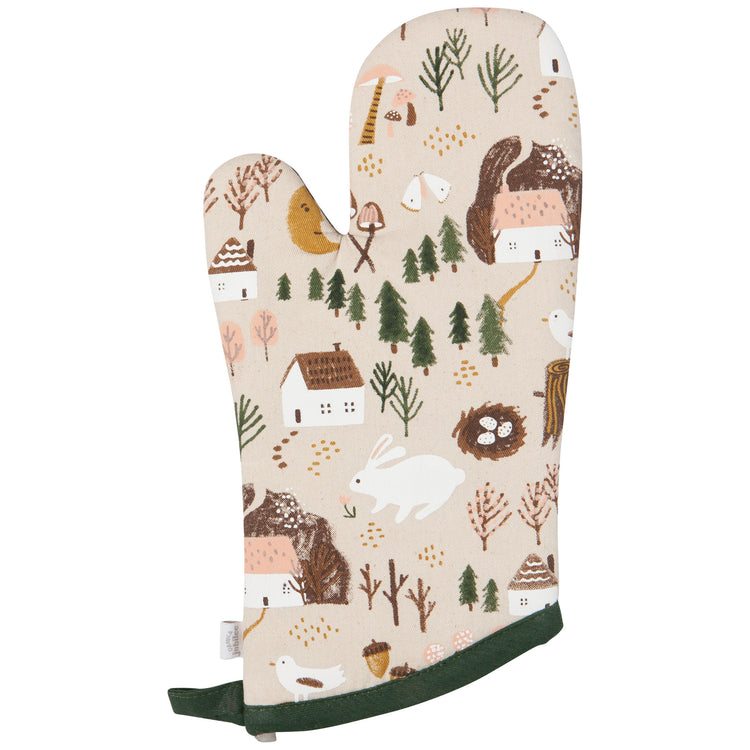 Cozy Cottage Oven Mitts Set of 2