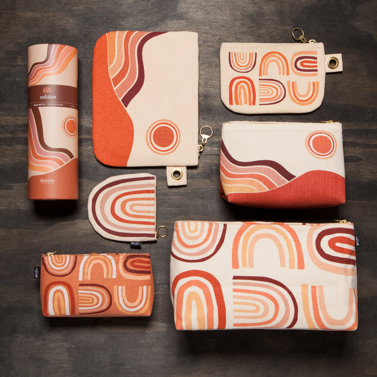 Solstice Large Zipper Pouch