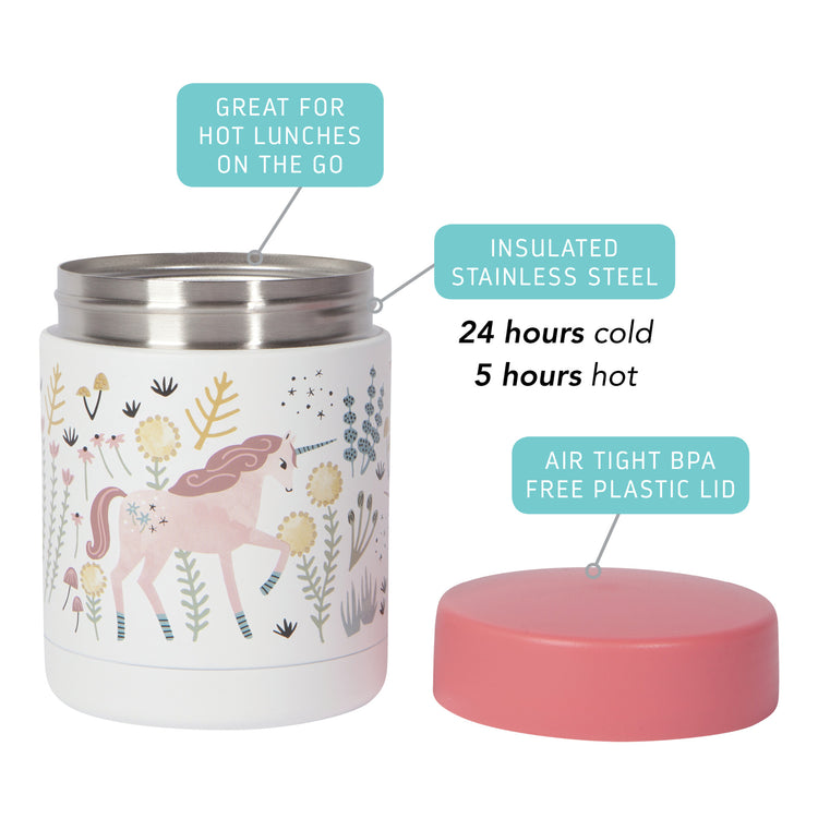 Unicorn Food Jar Small 12 oz