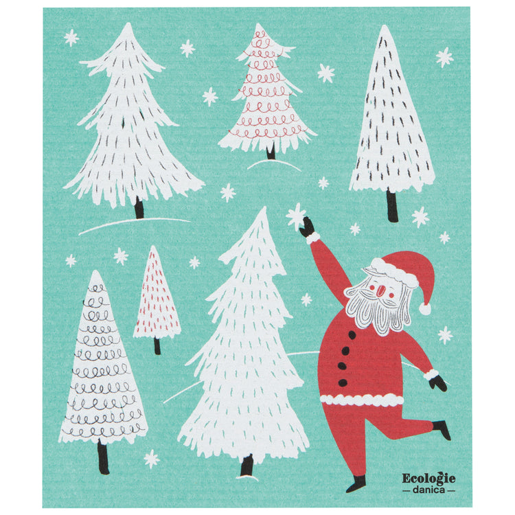 Must Be Santa Swedish Sponge Towel
