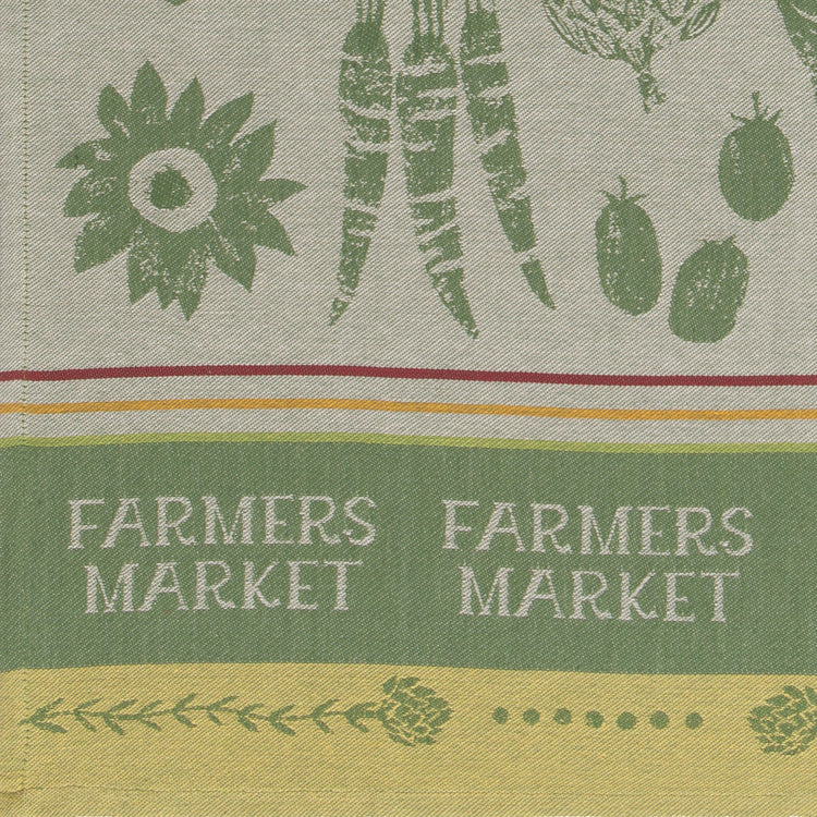 Farmer's Market Woven Jacquard Dishtowel