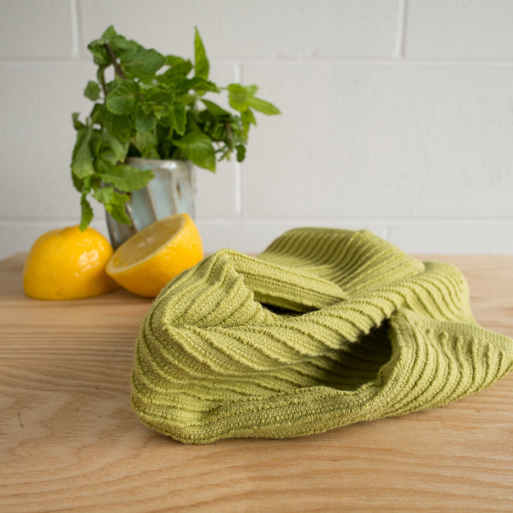 Ripple Cactus Green Dishcloths Set of 2