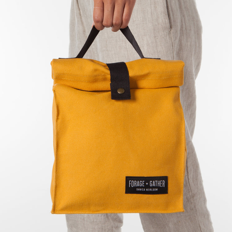 Forage And Gather Ochre Lunch Bag