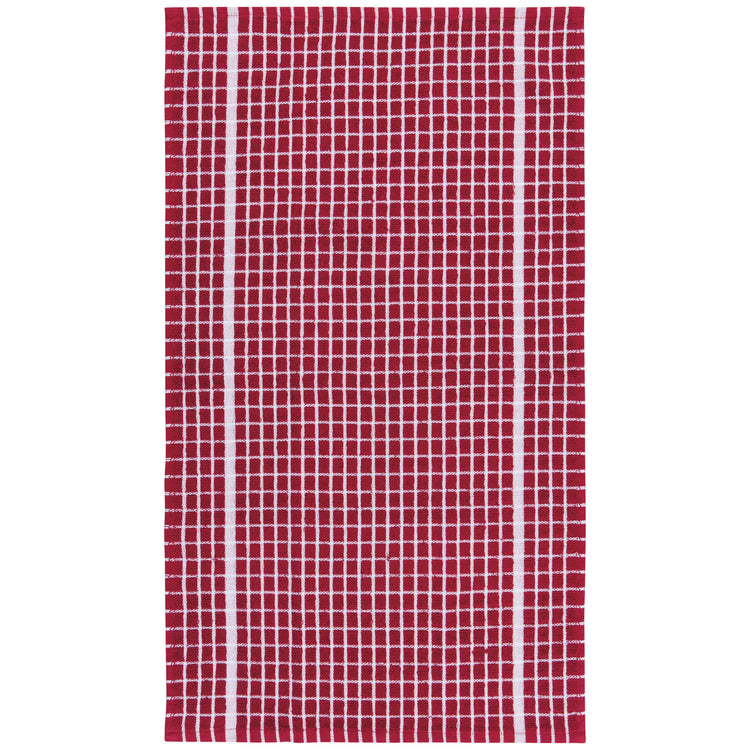 Terry Dishtowels Carmine Red Set of 2