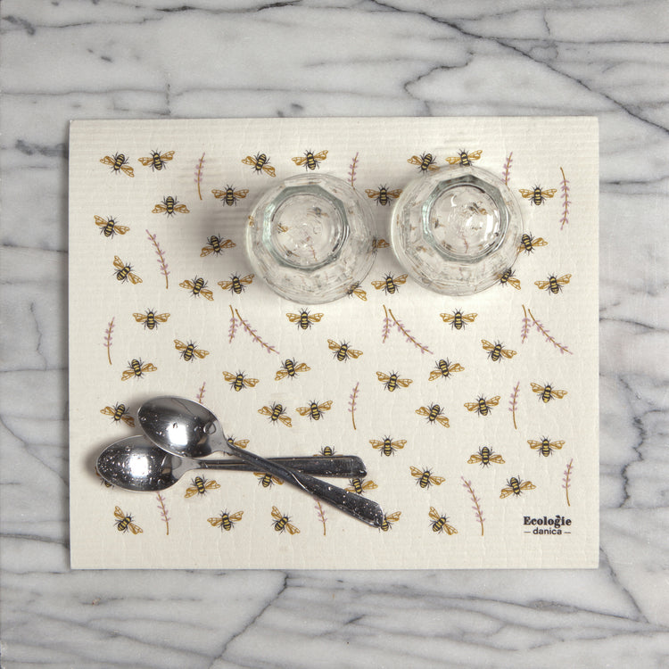 Bees XL Swedish Sponge Cloth