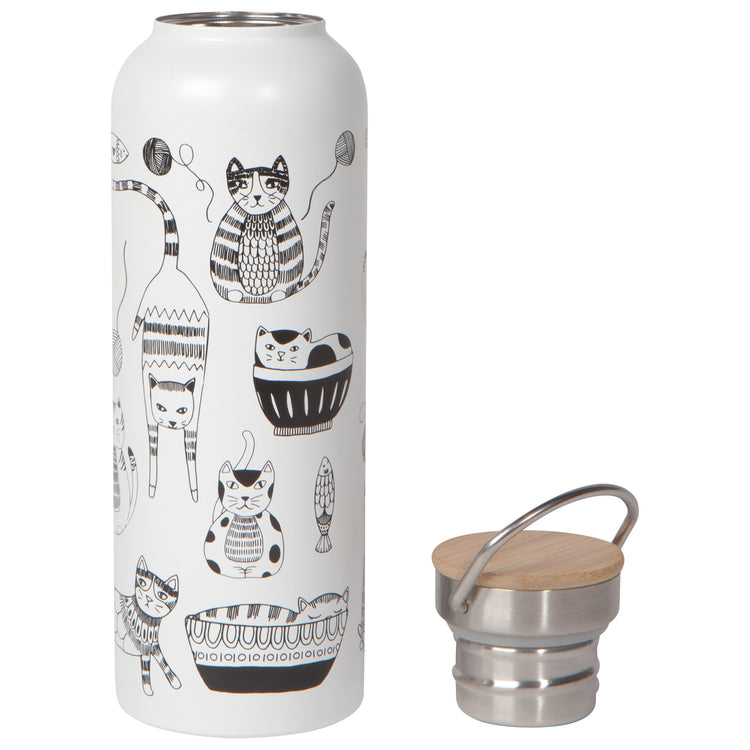 Purr Party Stainless Steel Water Bottle