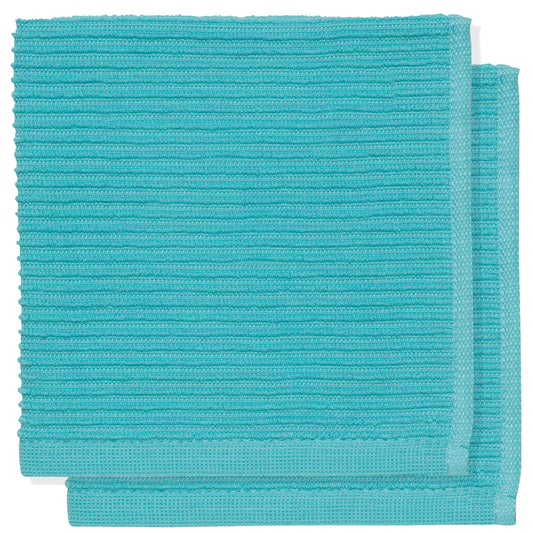 Ripple Bali Blue Dishcloths Set of 2