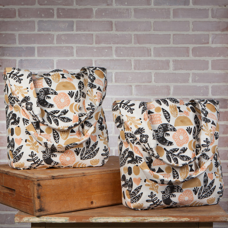 Myth Block Print To and Fro Tote Bag